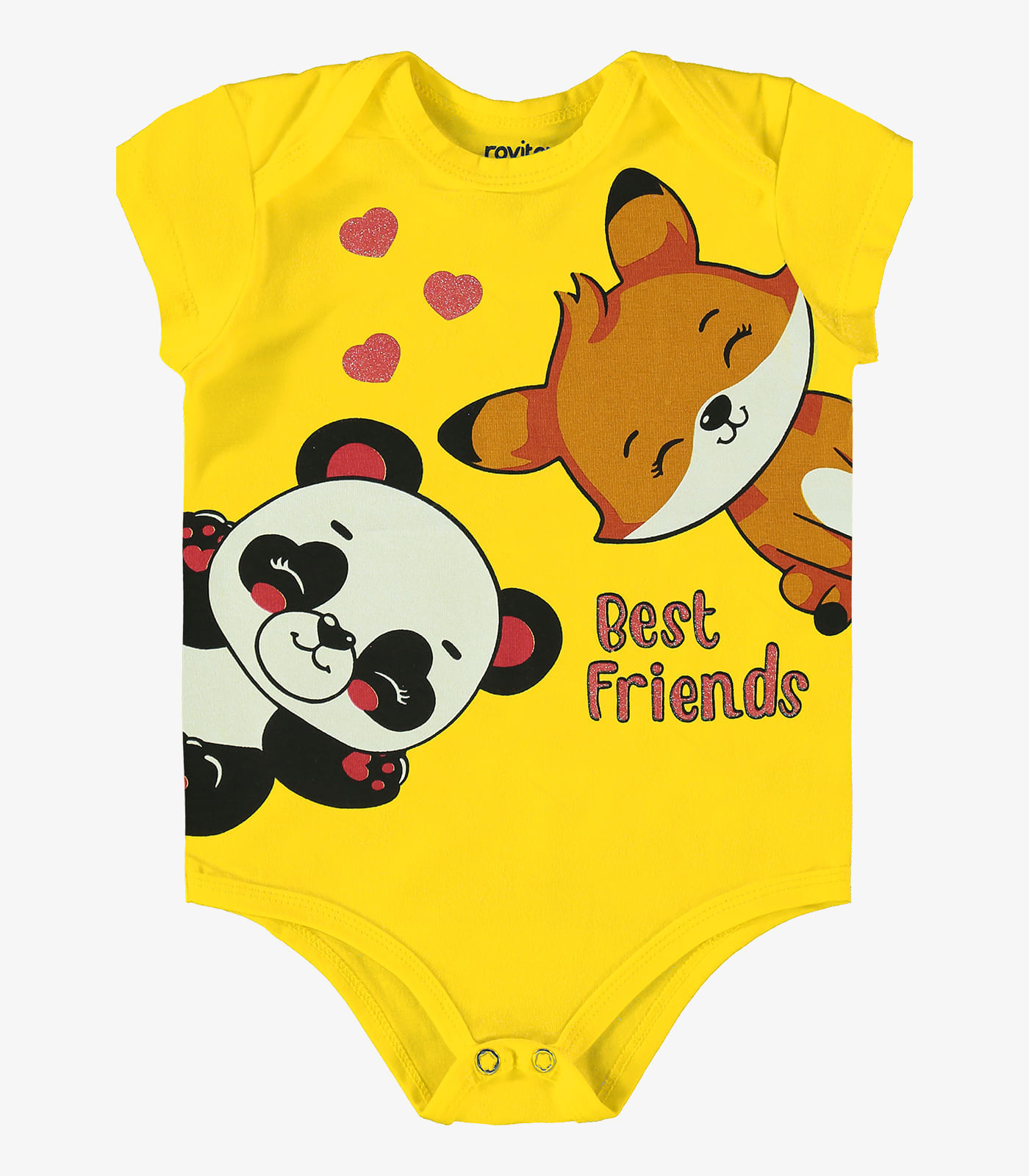 Encontraproduto.com.br - Body Infantil Bichinhos Rovi Kids Amarelo