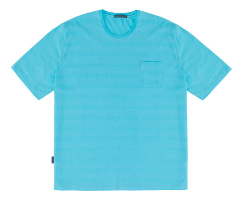 Camiseta Masculina Plus Size Diametro Azul
