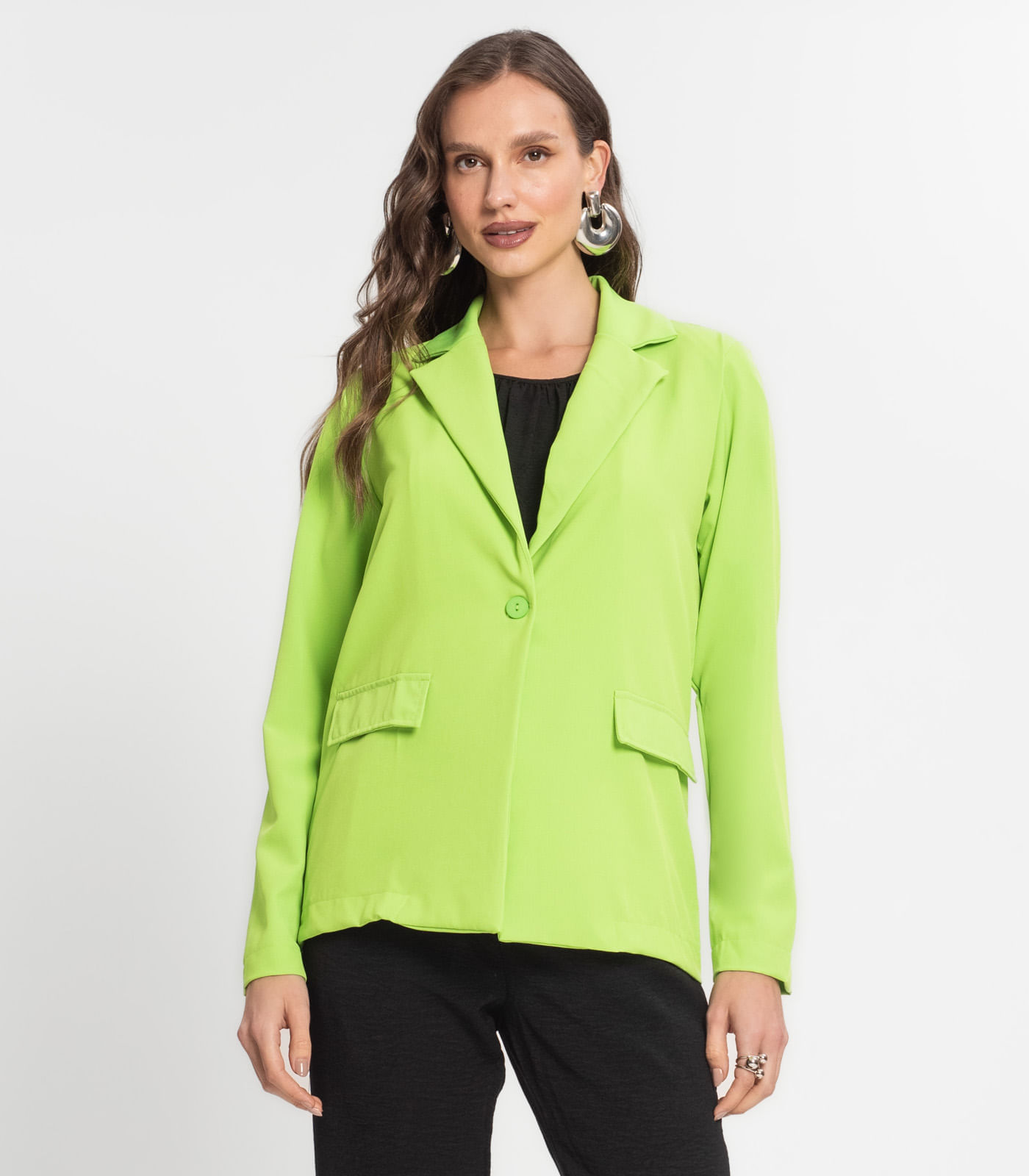 Encontraproduto.com.br - Blazer Feminino Endless Verde