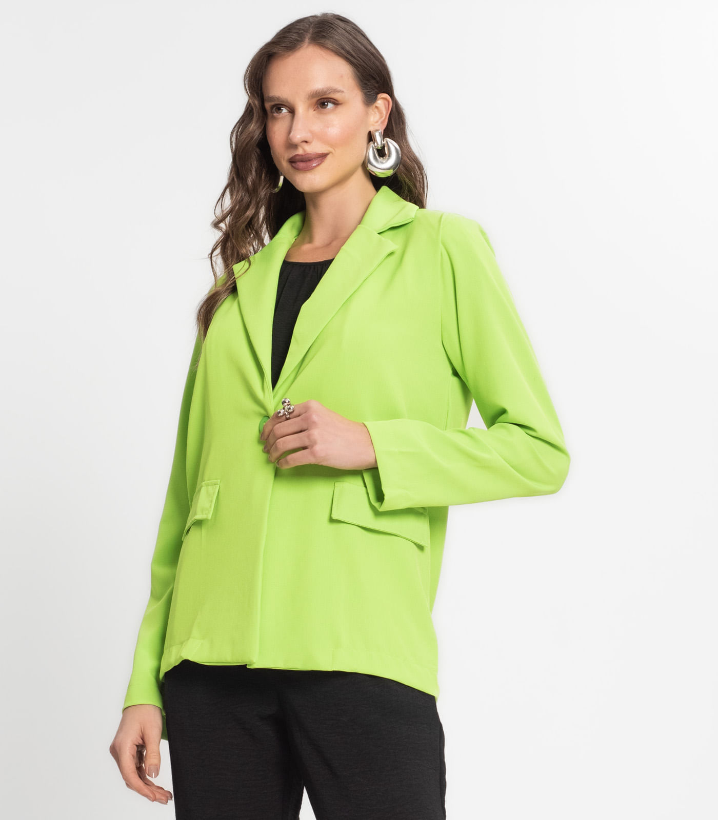 Encontraproduto.com.br - Blazer Feminino Endless Verde