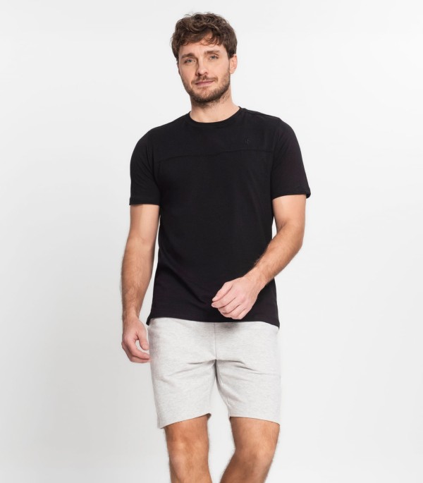 Encontraproduto.com.br - Bermuda Masculina Plus Size Moletom Diametro Cinza