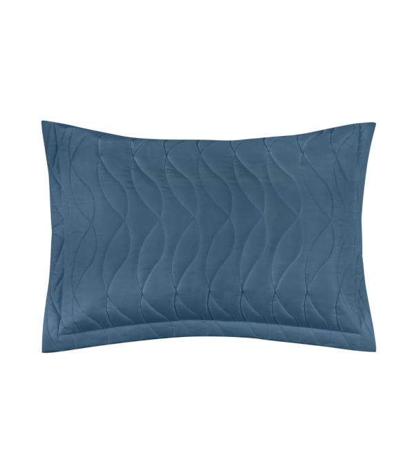Encontraproduto.com.br - Porta Travesseiro Toque Acetinado Altenburg Azul