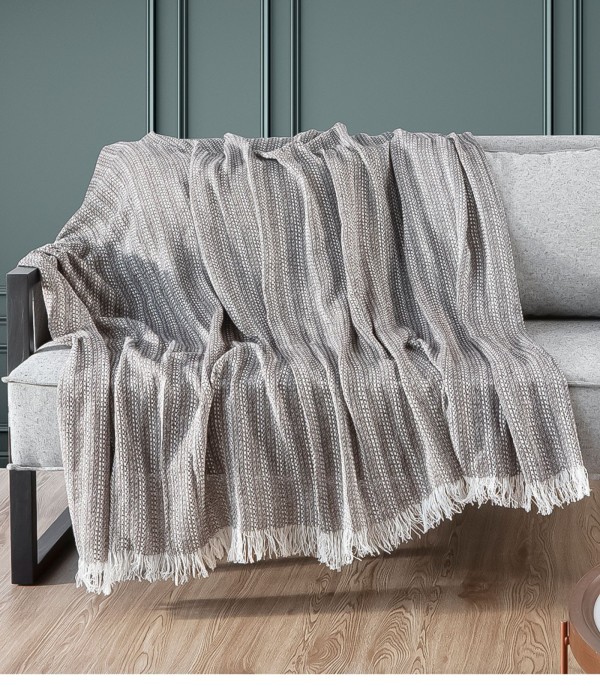Encontraproduto.com.br - Manta Para Sofá Sevilha 170 Cm x 150 Cm Adomes Marrom