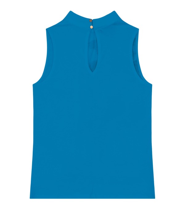 Encontraproduto.com.br - Blusa De Poly Light Estampado Endless Azul