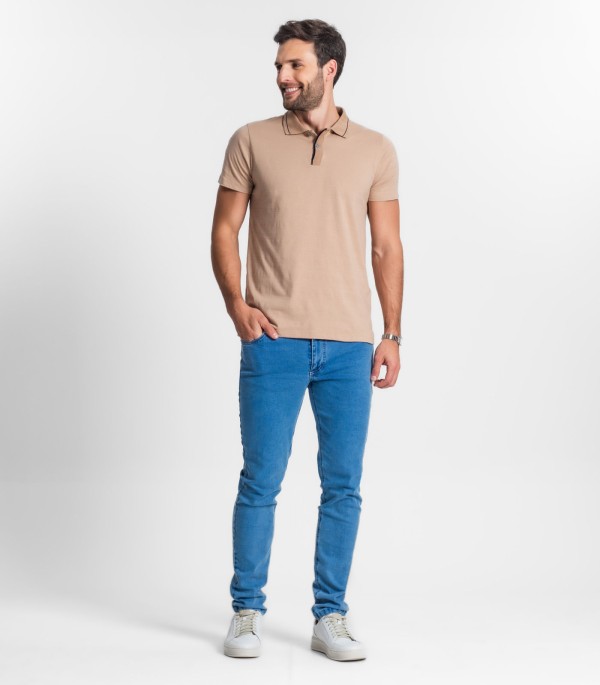 Encontraproduto.com.br - Polo Masculina Diametro Marrom