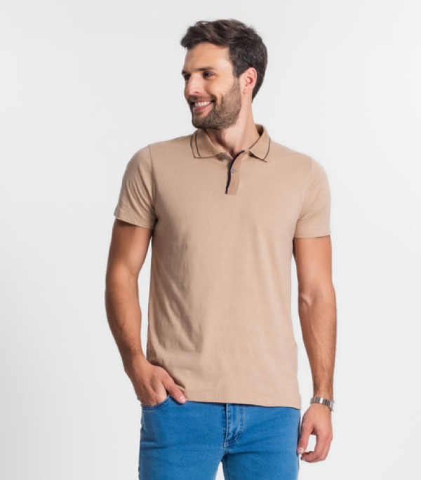 Encontraproduto.com.br - Polo Masculina Diametro Marrom