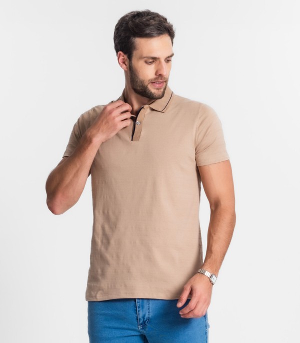 Encontraproduto.com.br - Polo Masculina Diametro Marrom