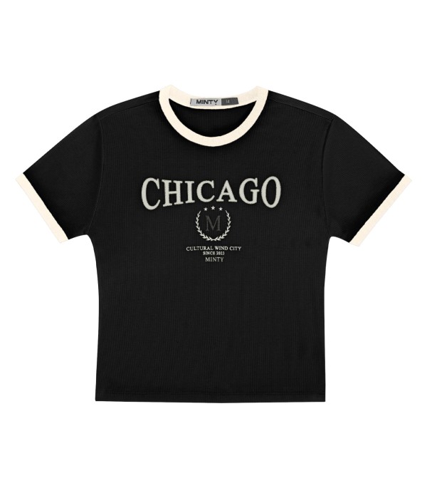 Encontraproduto.com.br - Blusa Juvenil Feminina Em Ribana Canelada Minty Preto