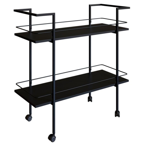 Encontraproduto.com.br - Carrinho Bar Industrial Com Rodizios P1036 PP Milani Store