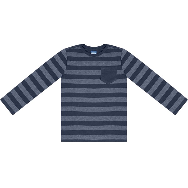 Camiseta Infantil Liso Azul - Yeapp