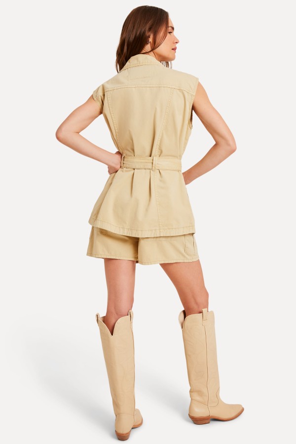 Encontraproduto.com.br - Colete Parka Sarja Alfaiataria