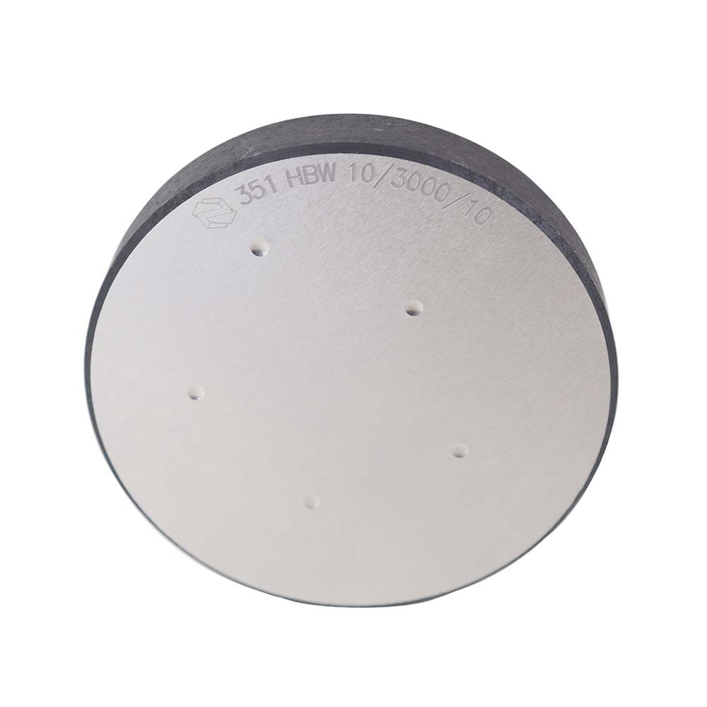 Bloco padrão de dureza Brinell HB 400 ±50 HB esfera 10 mm carga 3000 Kgf Novotest.br SC400HBW-3000
