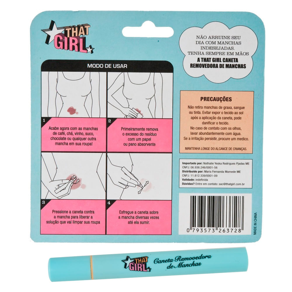 Encontraproduto.com.br - Caneta Removedora de Manchas That Girl - Caneta Removedora de Manchas