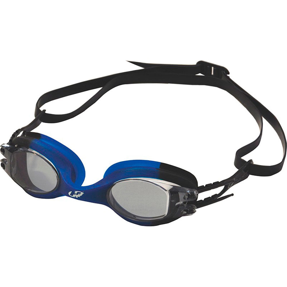 Óculos Natação Solaris Preto e Azul Hammerhead