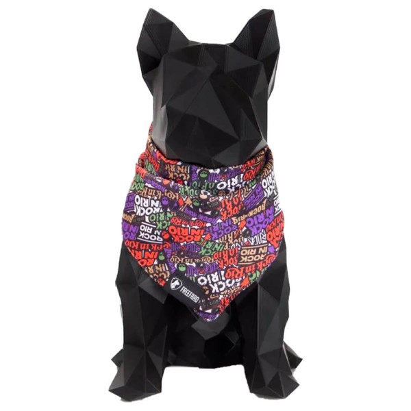 Encontraproduto.com.br - Bandana para Cachorros e Gatos Rock in Rio P