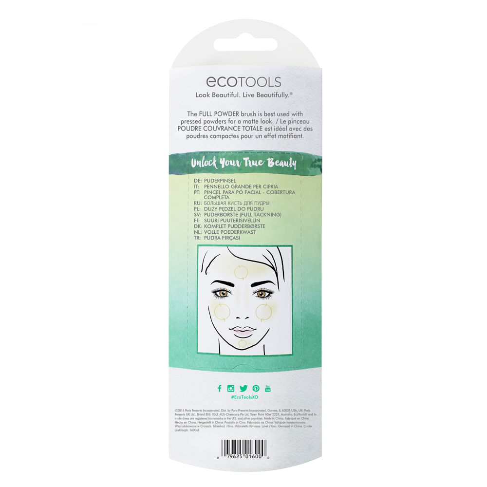 Encontraproduto.com.br - Pincel para Pó  Ecotools - Full Pó