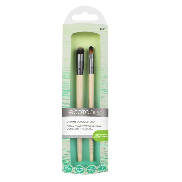 Encontraproduto.com.br - Kit de Pincéis para Aplicação de Corretivo Ultimate Concealer N° 1630 – Ecotools