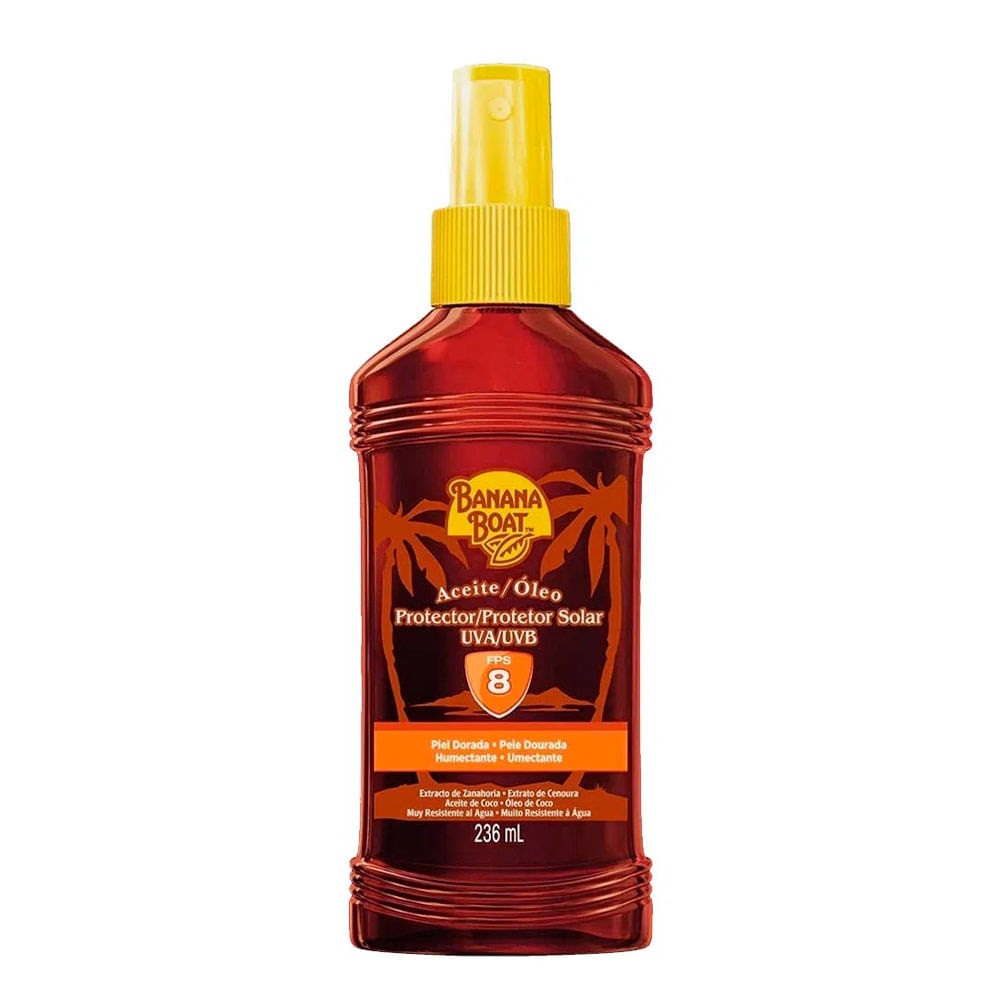 Encontraproduto.com.br - Bronzeador Banana Boat FPS-8 Spray óleo