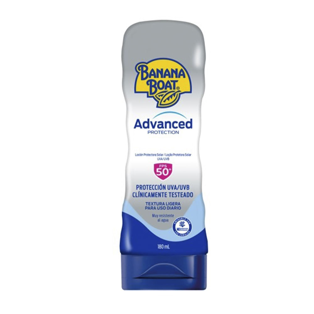Encontraproduto.com.br - Protetor Solar Banana Boat Advan Fps50 180Ml - Banana Boat