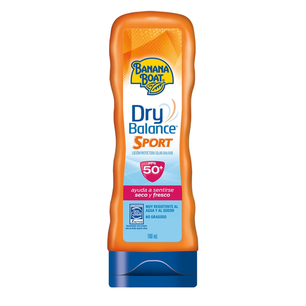 Encontraproduto.com.br - Banana Boat Drybalance Sport Fps50 180M - Banana Boat