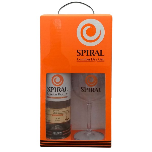 Encontraproduto.com.br - KIT SPIRAL GIN 750ML + T