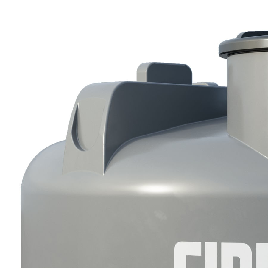 Cisterna 5.000 litros Cinza Polietileno Fibromar