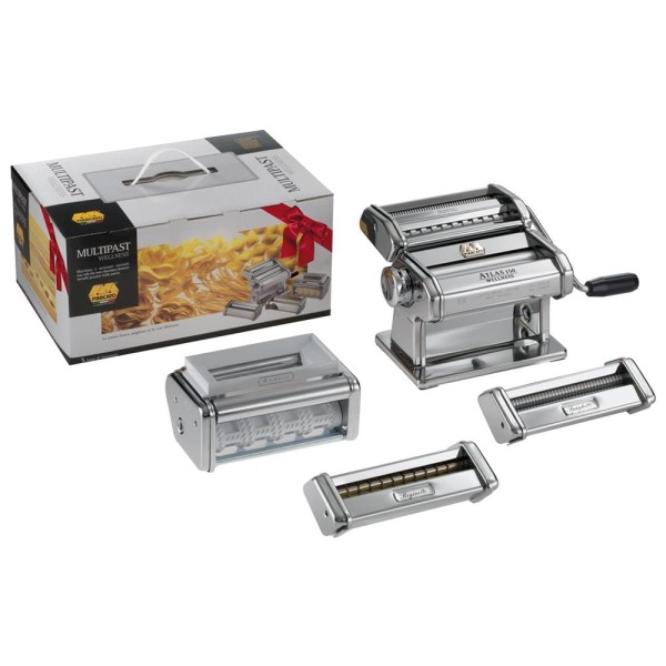 Encontraproduto.com.br - Máquina de Macarrão Set Multipast 6 Tipos de Massas - 11030210 - Marcato