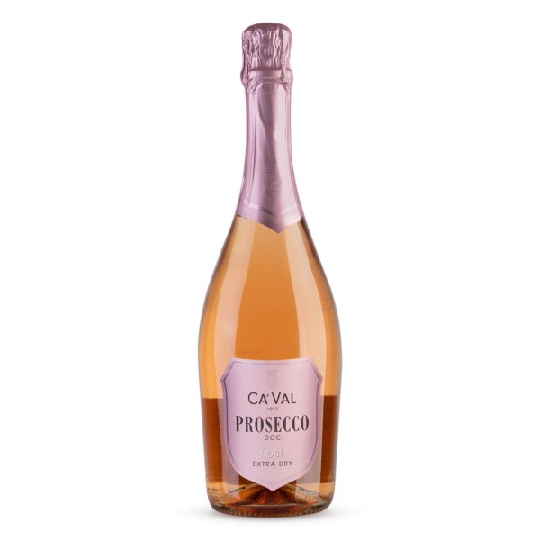 Espumante Italiano Rosé Extra Dry CaVal Millesimato Garrafa 750ml