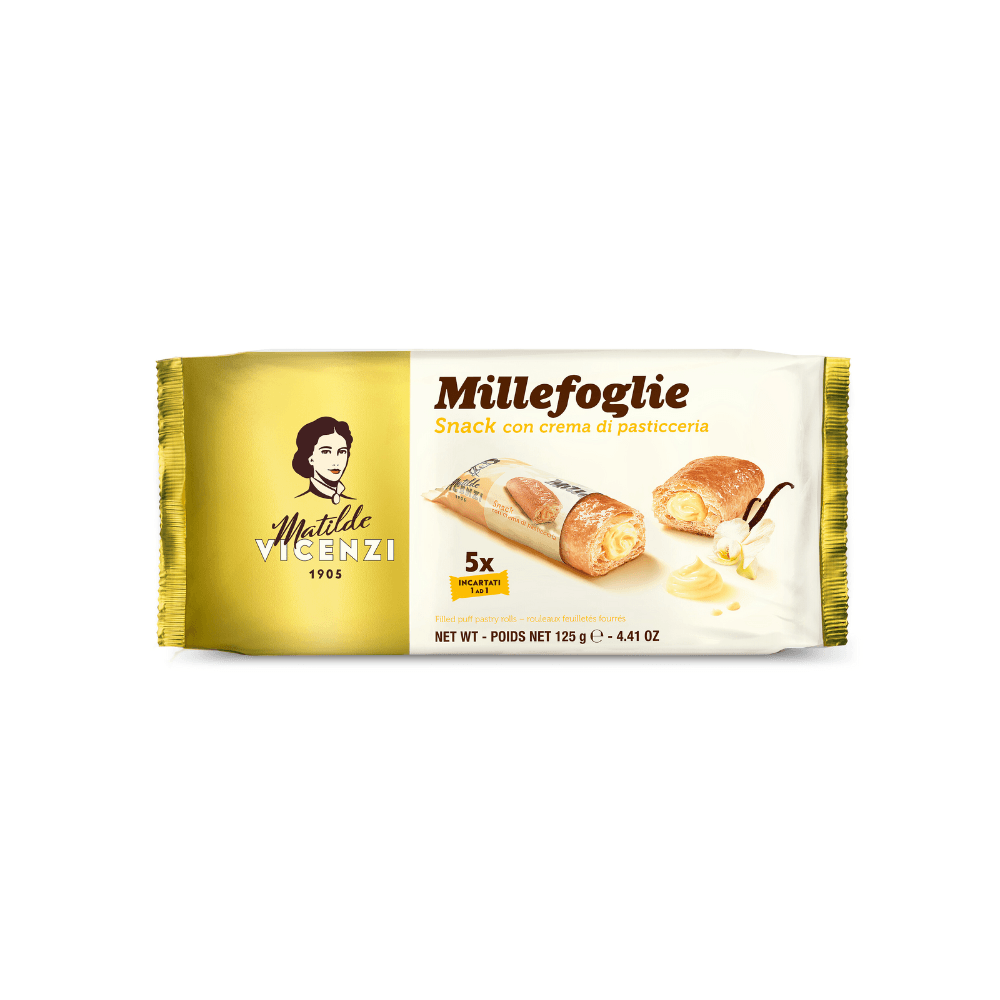 Encontraproduto.com.br - Massa Folhada Matilde Vicenzi Recheada com Creme 125g