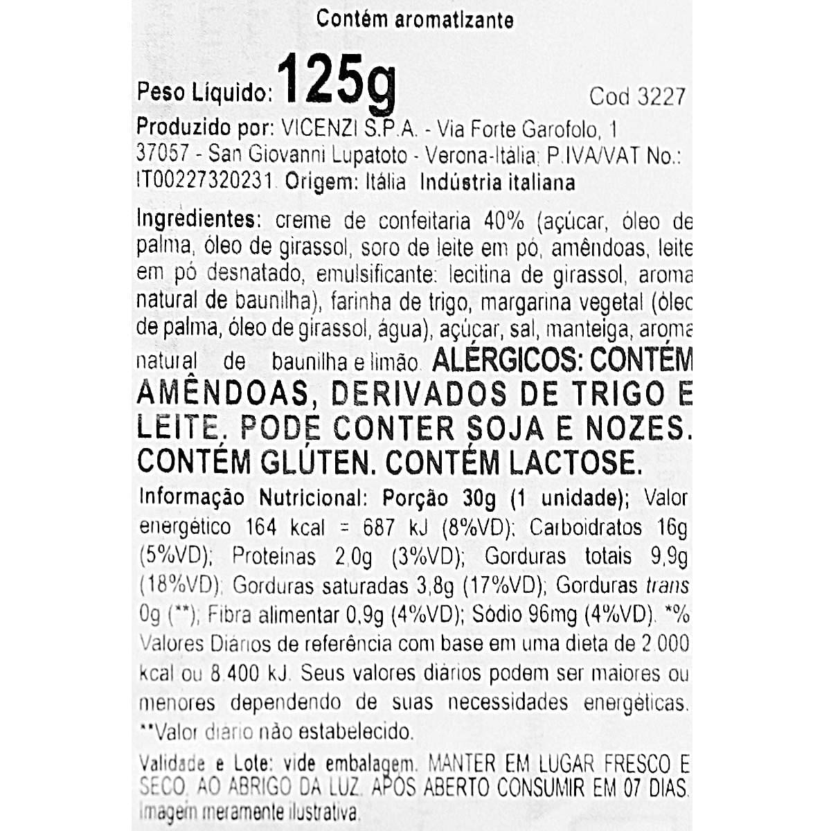 Encontraproduto.com.br - Massa Folhada Matilde Vicenzi Recheada com Creme 125g