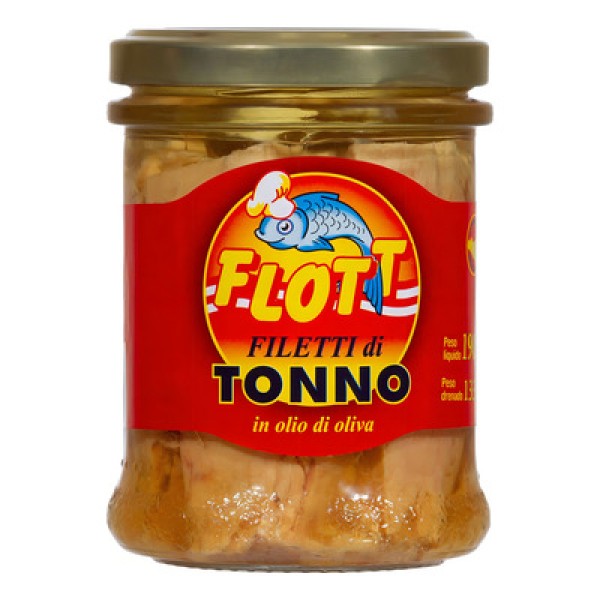 Encontraproduto.com.br - Filés de Atum Sólido ao Azeite de Oliva Flott 190g