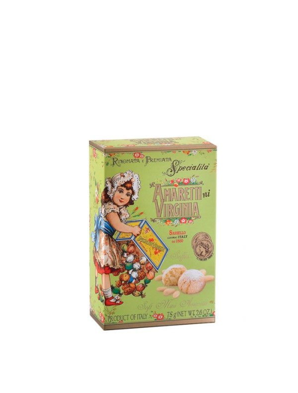 Biscoito Amaretti Virginia de Amêndoas Caixa 180g 4349