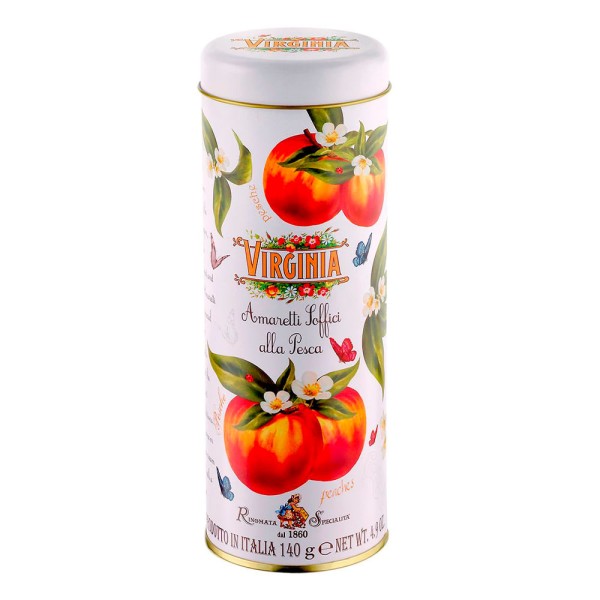 Biscoito Amanteigado Amaretti de Pêssego Virginia 140g
