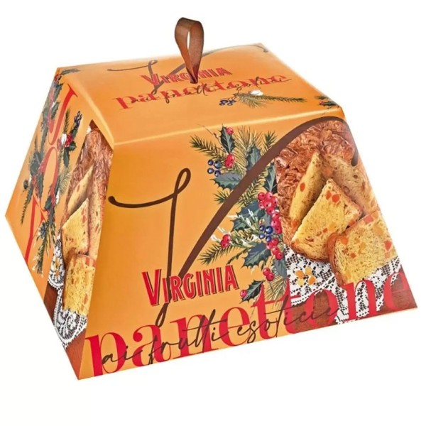 Panettone Com Frutas Exóticas Secas Açúcaradas Virginia 1Kg