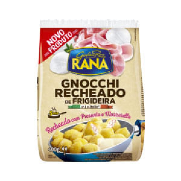 Encontraproduto.com.br - Gnocchi Recheado Com Presunto E Muçarela Italiano Rana 400 G