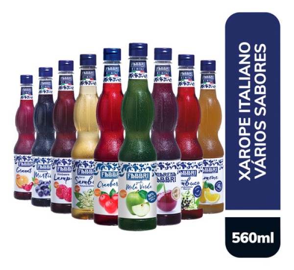 Xarope de Cranberry Drink 560ml - Fabbri Cranberry