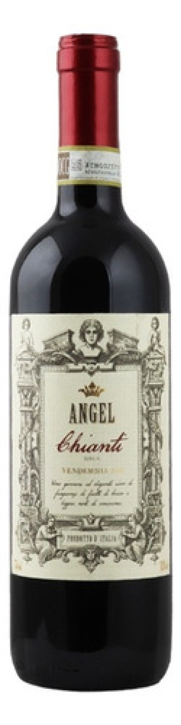 Vinho Italiano Chianti  Angel Toscana 2019 750ml Bom Harmoni