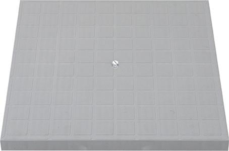 Encontraproduto.com.br - Tampa Para Cisterna com Aro Polipropileno Odem 20x20cm