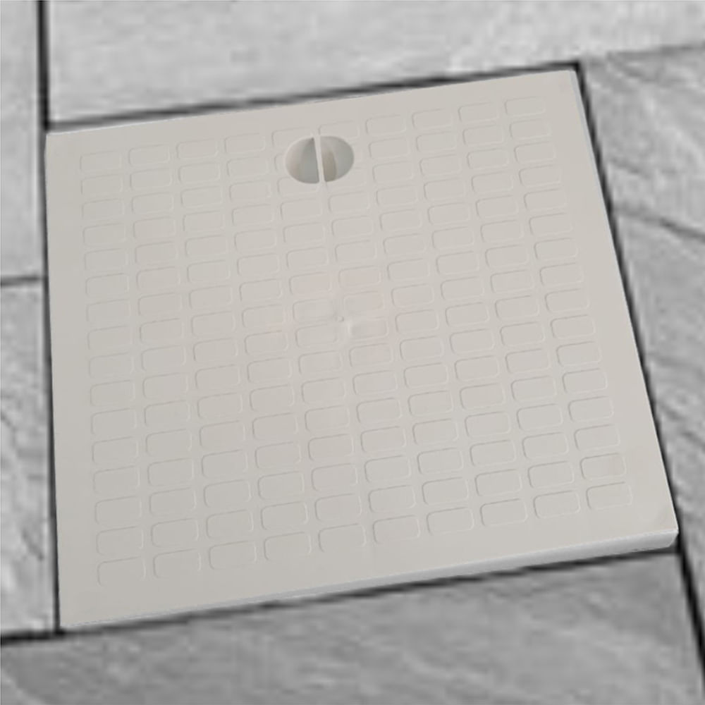 Encontraproduto.com.br - Tampa Para Cisterna com Aro Polipropileno Odem 20x20cm