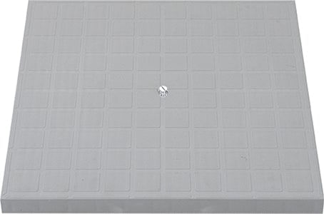 Encontraproduto.com.br - Tampa C/Aro Pp 30x30 Cinza Odem