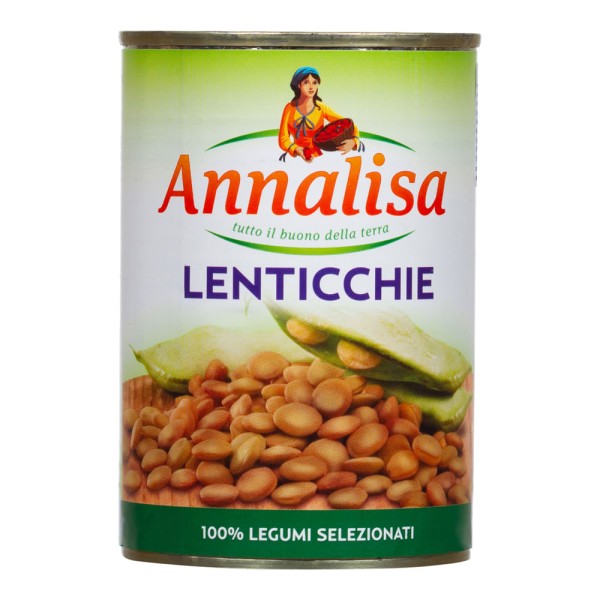 Encontraproduto.com.br - Lentilha em Conserva Annalisa 400g