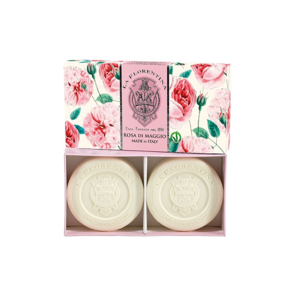 Encontraproduto.com.br - Sabonete La Florentina Rosa Di Maggio - Caixa Com 2 Unidades De 115g