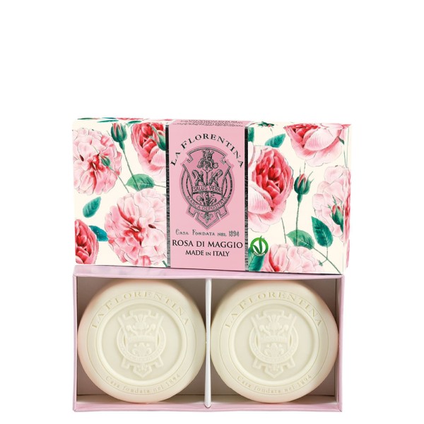 Encontraproduto.com.br - Sabonete La Florentina Rosa Di Maggio - Caixa Com 2 Unidades De 115g