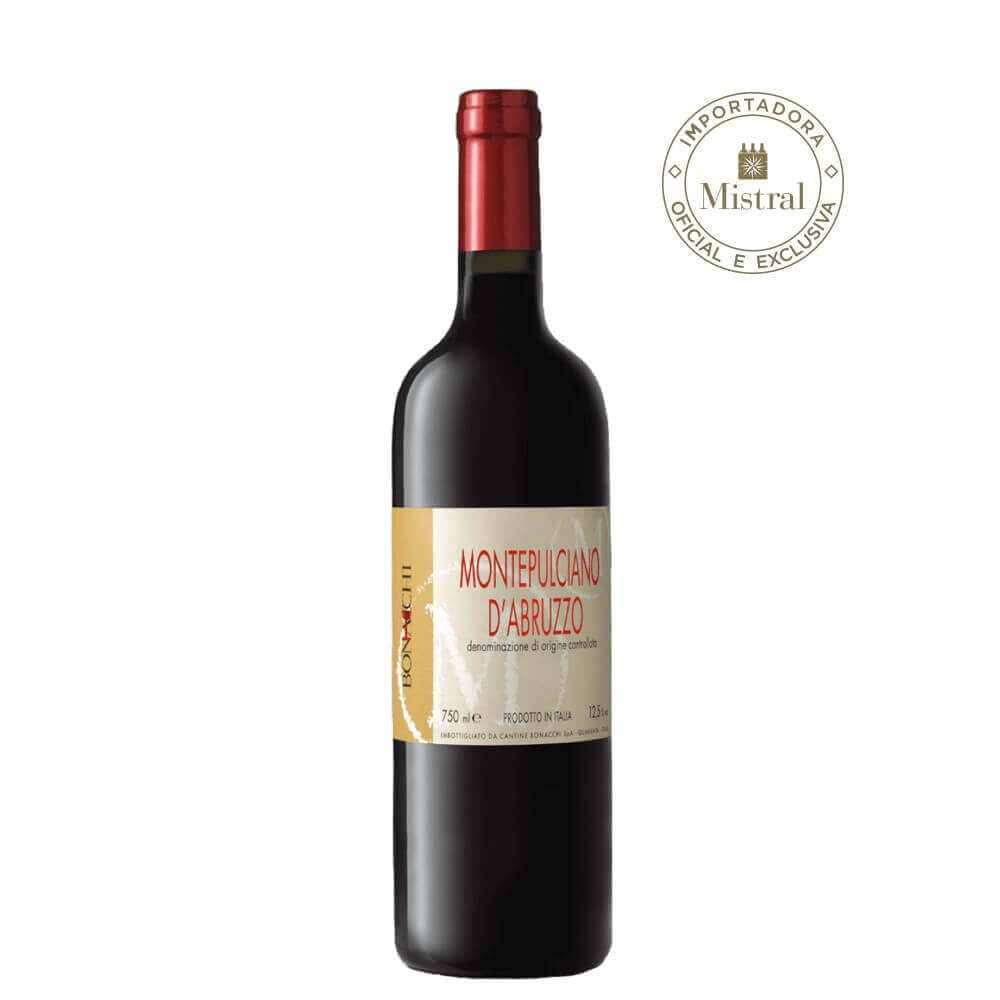 Encontraproduto.com.br - Vinho Italiano Tinto Montepulciano Bonacchi 750ml