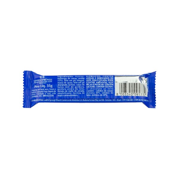 Encontraproduto.com.br - Chocolate Ao Leite Lindt Nocci Avelã 35g