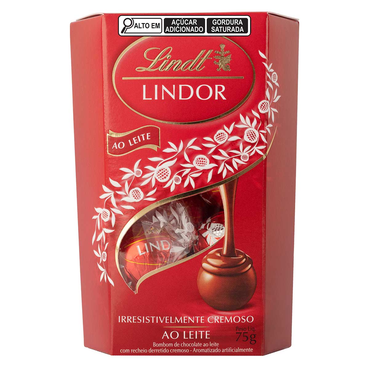 Encontraproduto.com.br - LINDT LINDOR CORN AO LEITE 75G