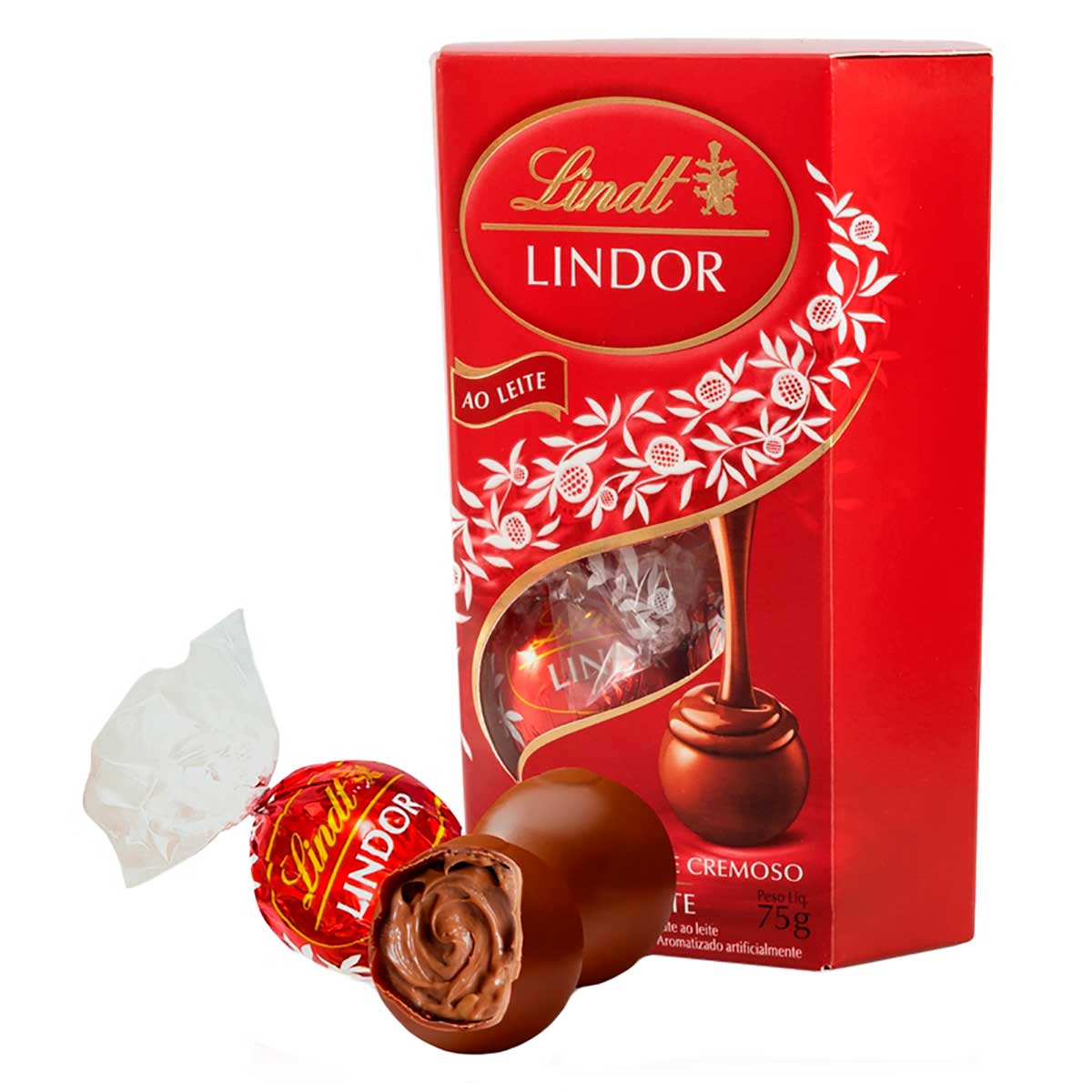 Encontraproduto.com.br - LINDT LINDOR CORN AO LEITE 75G