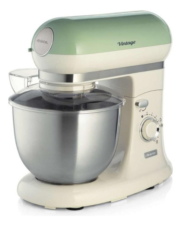 Batedeira planetária Ariete 1588 Vintage verde 7 velocidades tigela inox 1200w 220 volts