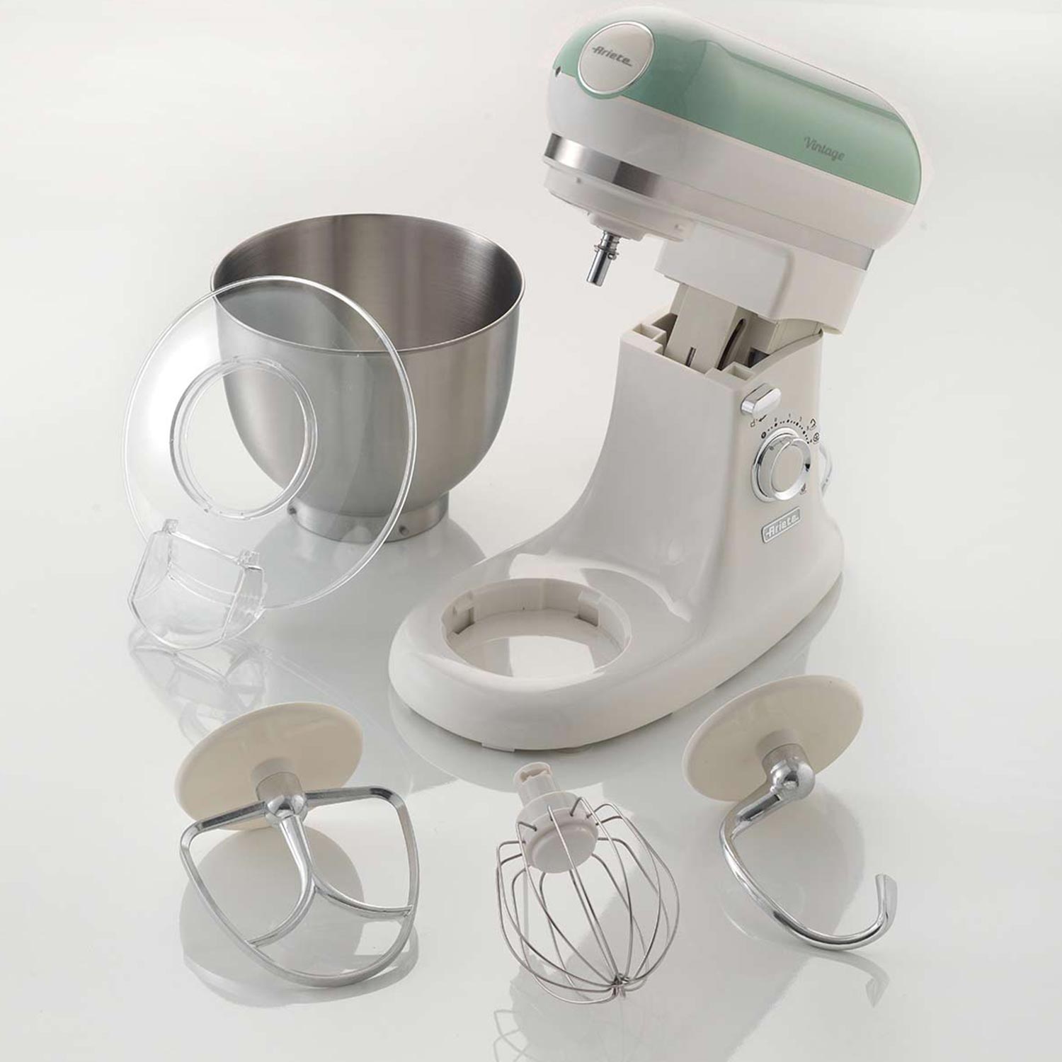 Encontraproduto.com.br - Batedeira Planetária Vintage Ariete Verde 127v
