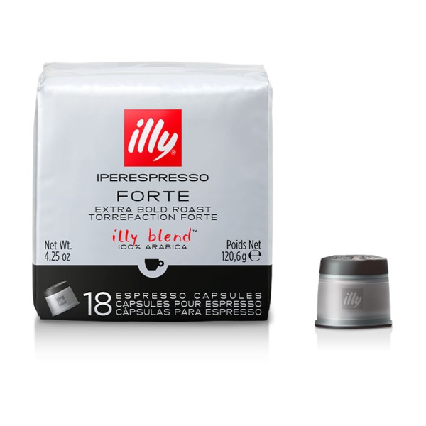Encontraproduto.com.br - Café Forte Cápsula Iperespresso Illy 18 Unidades